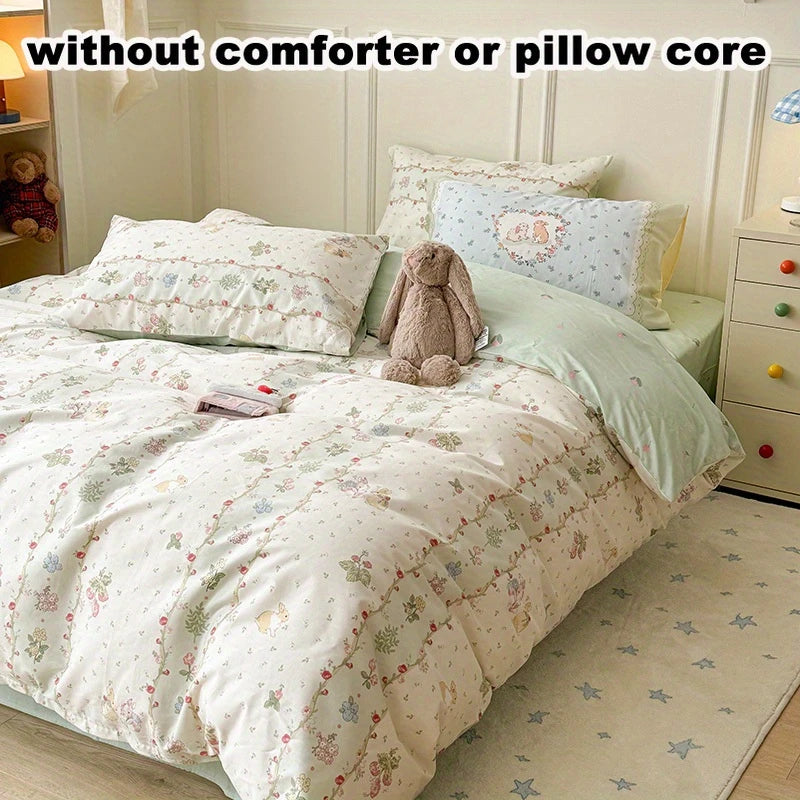 Bunny Couple 4-in-1 Duvet Set