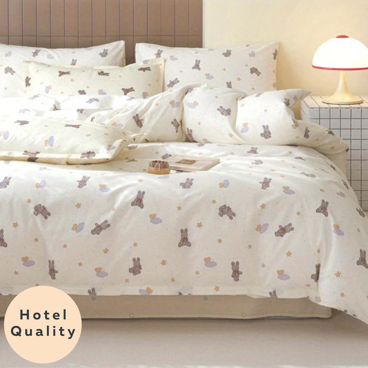 Cartoon Bunnies 4-in-1 Duvet Set