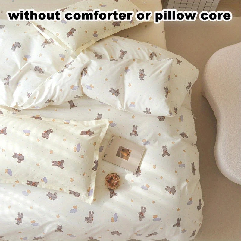 Cartoon Bunnies 4-in-1 Duvet Set