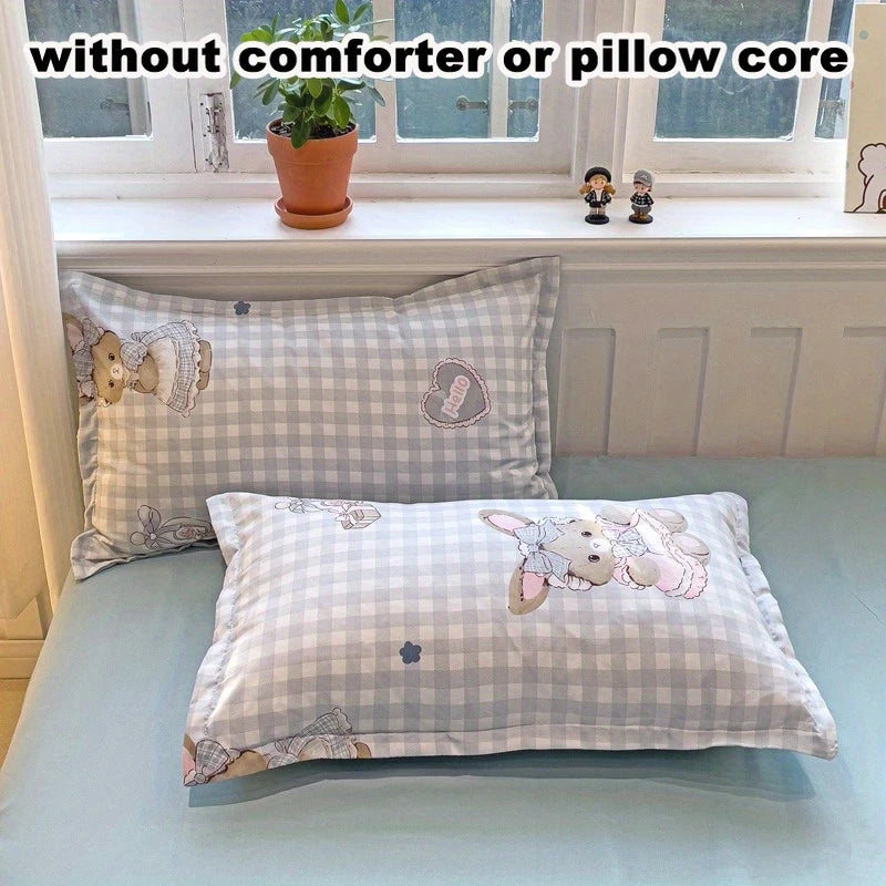 Cute Rabbit 4-in-1 Duvet Set