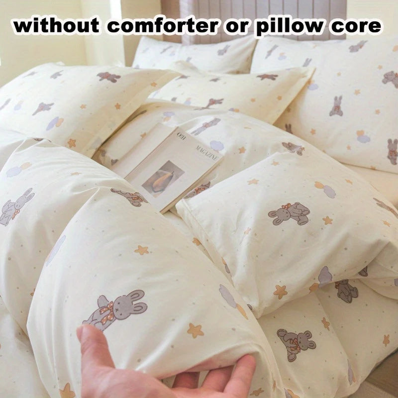 Cartoon Bunnies 4-in-1 Duvet Set