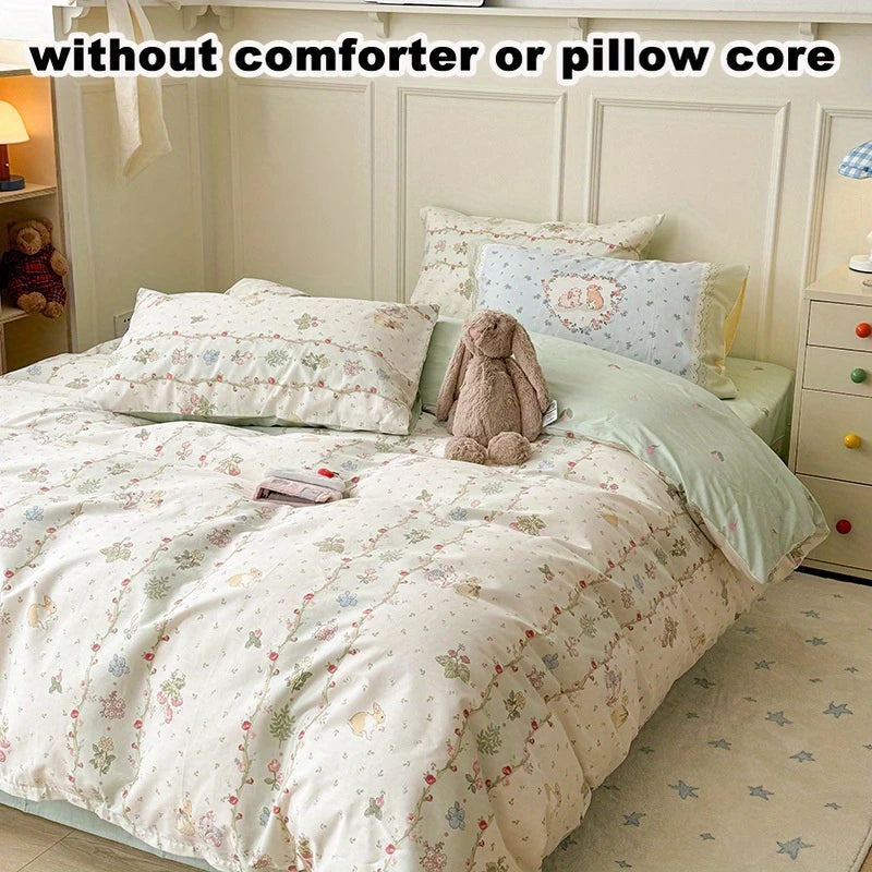 Bunny Couple 4-in-1 Duvet Set