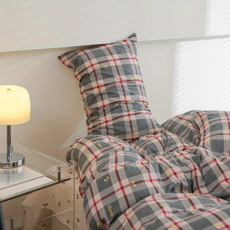 Lattice Bow 4-in-1 Duvet Set