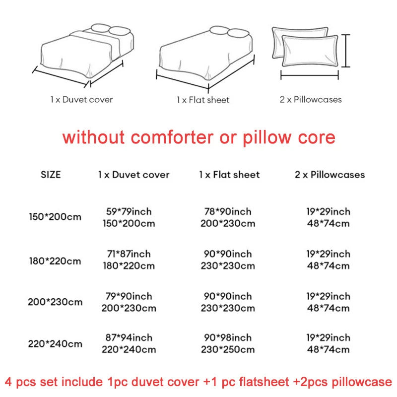 Heart Capybara 4-in-1 Duvet Set