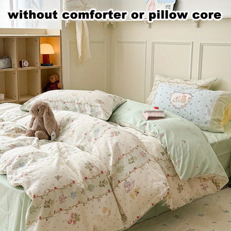 Bunny Couple 4-in-1 Duvet Set