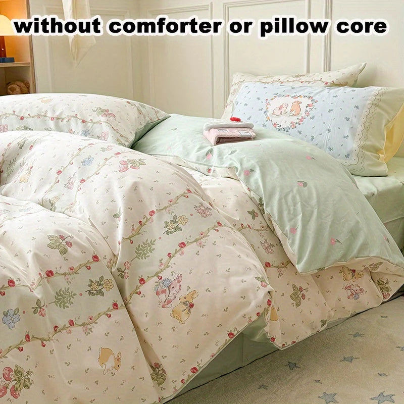 Bunny Couple 4-in-1 Duvet Set