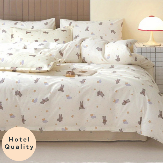 Cartoon Bunnies 4-in-1 Duvet Set