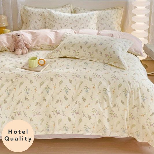 Floral Clean 4-in-1 Duvet Set