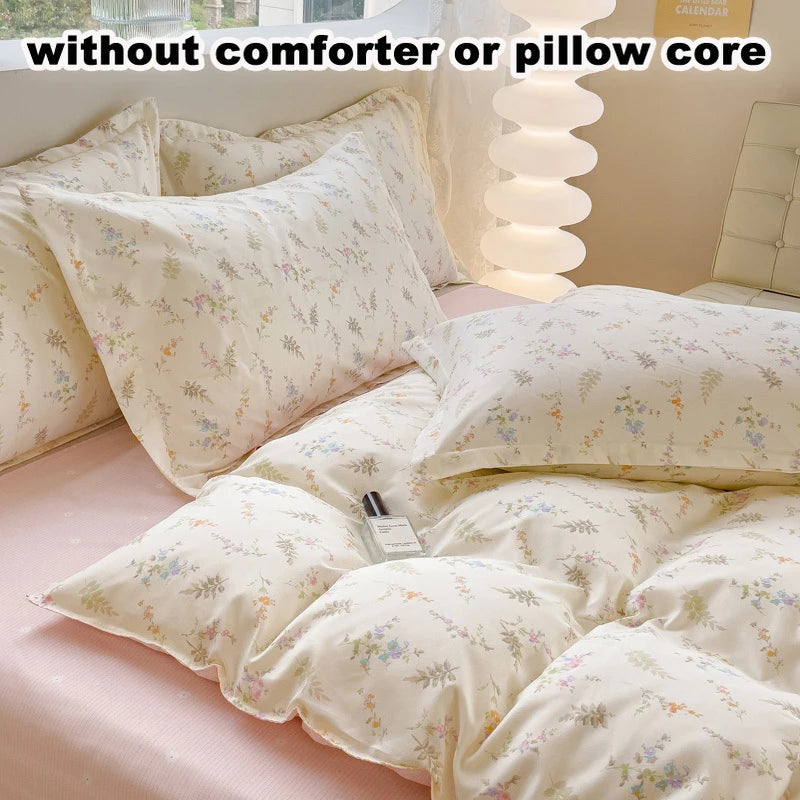Floral Clean 4-in-1 Duvet Set