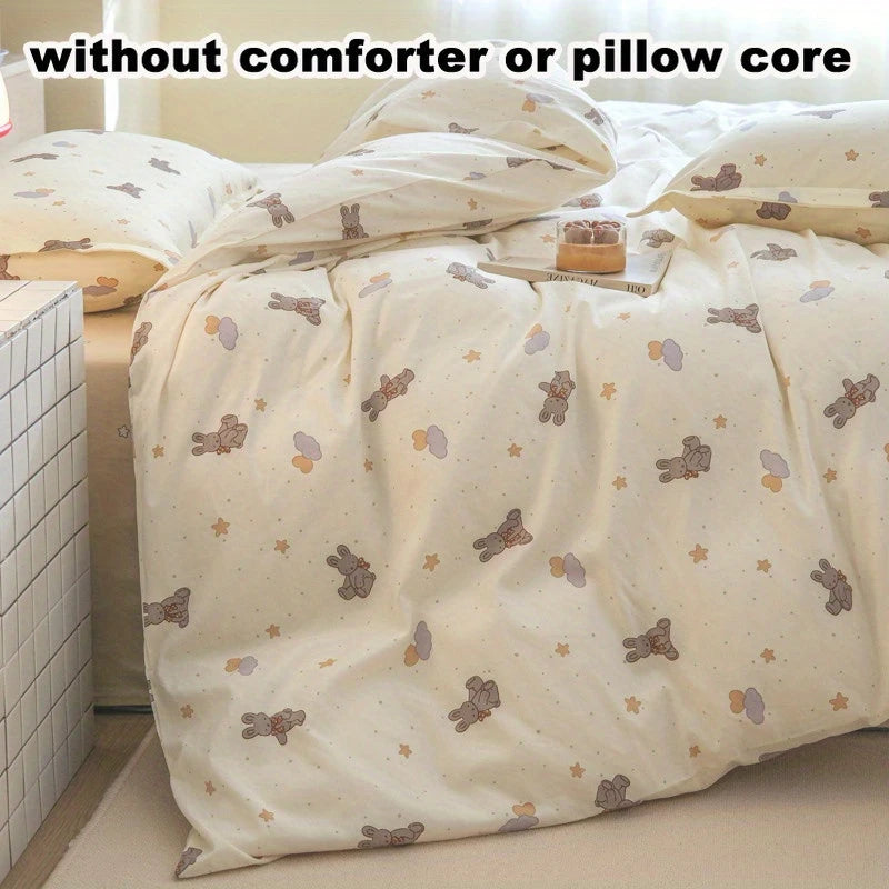 Cartoon Bunnies 4-in-1 Duvet Set
