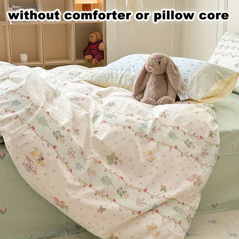Bunny Couple 4-in-1 Duvet Set