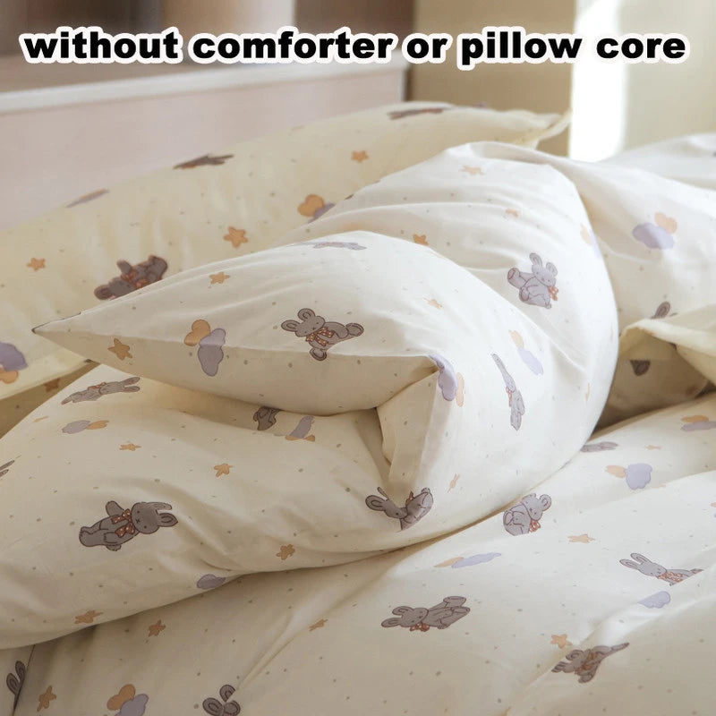 Cartoon Bunnies 4-in-1 Duvet Set